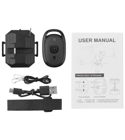 Thrower Airdrop Airdropper Delivery For DJI Mavic 3/Mini 3 Pro/MINI3/Mavic Air 2/Air 2S,FIMI X8SE Drone Load 750G Accessory Thrower Airdrop Airdropper Delivery For DJI Mavic 3/Mini 3 Pro/MINI3/Mavic Air 2/Air 2S,FIMI X8SE Drone Load 750G Accessory