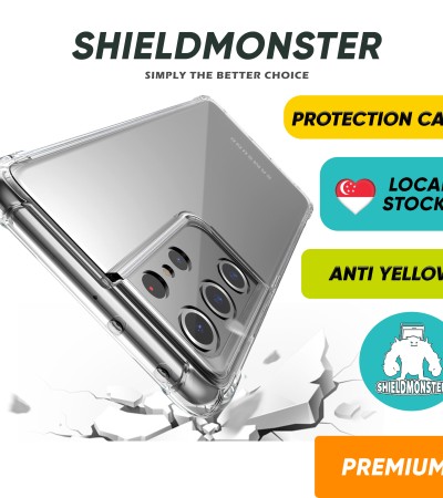 Shieldmonster Samsung Case Cover Casing Transparent TPU for S23 Ultra/S23+/S23/S22/S21+/S21U/Note 20 Ultra/S20+ Shieldmonster Samsung Case Cover Casing Transparent TPU for S23 Ultra/S23+/S23/S22/S21+/S21U/Note 20 Ultra/S20+
