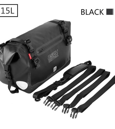 OSAH DRYPAK Motorcycle PVC Tail Bag Motorbike Motocross Waterproof Dry Luggage Outdoor Roll Pack Saddle Rear Seat Bag OSAH DRYPAK Motorcycle PVC Tail Bag Motorbike Motocross Waterproof Dry Luggage Outdoor Roll Pack Saddle Rear Seat Bag